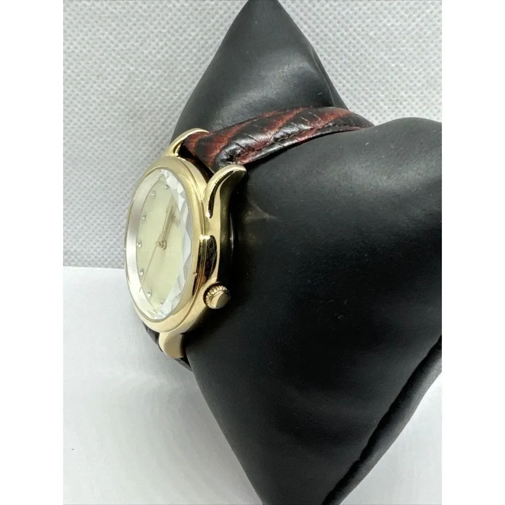 Fossil Laney BQ3391 Women's Leather Strap Analog Dial Quartz Wrist Watch JNA312